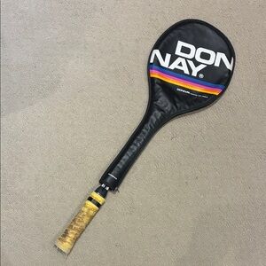 Donnay Midsize Black Squash Racket with Yellow Grip CB